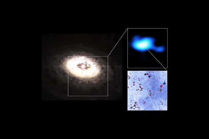 Trampa de polvo en forma de creciente del disco protoplanetario IRS 48 observada con ALMA